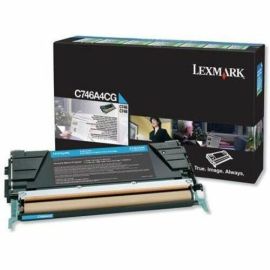 Lexmark Original Laser Toner Cartridge - Cyan - 1 Each