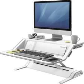 Fellowes Lotus DX Sit-Stand Workstation - White