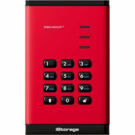 ISTORAGE DISKASHUR3 HDD 1TB RED - SECURE