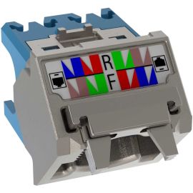 TX6A CAT6A UP DOWN 45DEGREE WIRE PK10