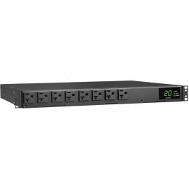 Tripp Lite by Eaton PDU 1.92kW 120V Single-Phase ATS/Local Metered PDU - 16 5-15/20R Outlets Dual L5-20P/5-20P Inputs 12 ft. Cords 1U TAA
