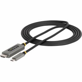 StarTech.com 6ft (2m) USB-C to HDMI Adapter Cable, 8K 60Hz, 4K 144Hz, HDR10, USB Type-C to HDMI 2.1 Converter, USB-C/USB4/TB3/4 Compatible