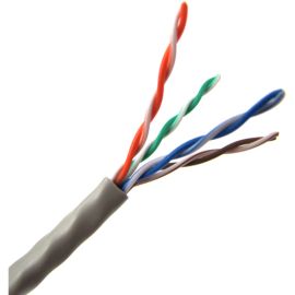 1000FT GRAY CAT5E STRANDED UTP CABLE