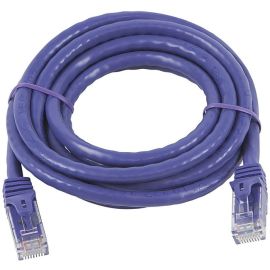 FLEXBOOT CAT5E 24AWG  CABLE_ 7FT PURPLE