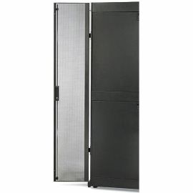 NETSHELTER HS 42U 600MM WIDE PERFORATED SPLIT DOORS BLACK