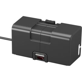 2-IN-1 POWERED CABLE MGMT BOX, BLACK