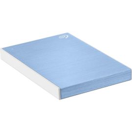 Seagate-IMSourcing Backup Plus Slim STHN1000402 1 TB Portable Hard Drive - External - Light Blue