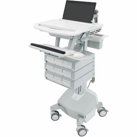 Ergotron StyleView Laptop Cart, LiFe Powered, 9 Drawers