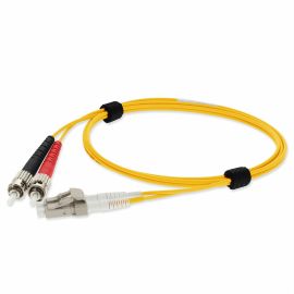 1M FIBER LC/ST M/M PATCH YELLOW OM1 PLENUM CABLE