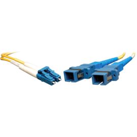 Tripp Lite by Eaton 0.3M Duplex Multimode Fiber Optic 9/125 Adapter LC/SC M/F 1ft 1' 0.3 Meter