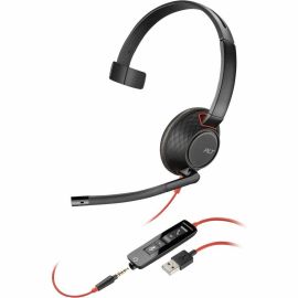 POLY BLACKWIRE 5210 MONAURAL USB-A HEADSET TAA (BULK) US