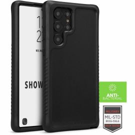 CELLAIRIS - SHOWCASE GRIP - SAMSUNG S22 ULTRA W/ ANTIBACTERIAL PROTECTION BLAC