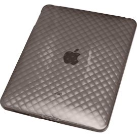 IPAD PTU SKIN CASE, ANTI-SLIP, SOLID, FIRM GRIP, BLACK COLOR