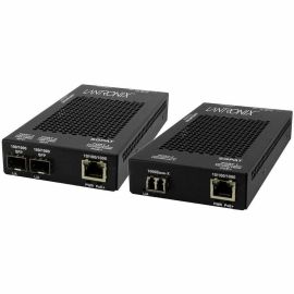 2 10/100/1000 POE+ RJ-45 TO 2 OPEN DUAL SPEED SFP PORT MEDIAC
