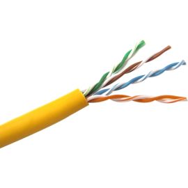 1000FT YELLOW CAT5E PLENUM 350MHZUTP CMP