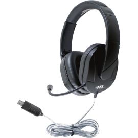 40 PACK OF DELUXE HEADSET - USB  PLUG WITH BOOM MIC