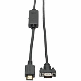 Eaton Tripp Lite Series HDMI to VGA Active Adapter Cable (HDMI to Low-Profile HD15 M/M), 10 ft. (3.1 m)