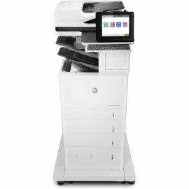 HP LaserJet M635 M635z Laser Multifunction Printer-Monochrome-Copier/Fax/Scanner-65 ppm Mono Print-1200x1200 Print-Automatic Duplex Print-300000 Pages Monthly-3200 sheets Input-Color Scanner-600 Optical Scan-Monochrome Fax-Gigabit