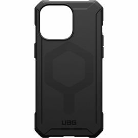 UAG RUGGED CASE FOR IPHONE 15 PRO MAX -ESSENTIAL ARMOR W/MAGSAFE- BLACK