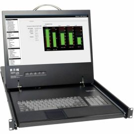 Tripp Lite by Eaton NetCommander 8-Port Cat5 1U Rack-Mount Console KVM Switch with 19-in. LCD
