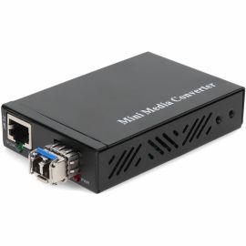 10/100BASE-TX(RJ-45) TO 100BASE-LX(LC) SMF 1310NM 20KM MINI MEDIA CONVERTER