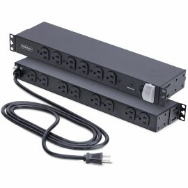 14-OUTLET RACKMOUNT PDU - 1U SERVER POWER STRIP FOR 19IN RACK