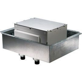 8-GANG FLOOR BOX STEEL FC