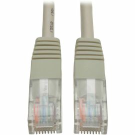 Eaton Tripp Lite Series Cat5e 350 MHz Molded (UTP) Ethernet Cable (RJ45 M/M), PoE - Gray, 25 ft. (7.62 m)