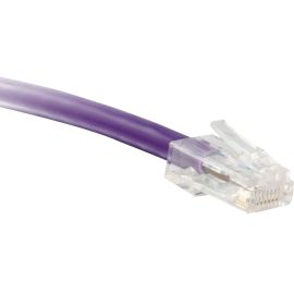 ENET Cat5e Purple 40 Foot Non-Booted (No Boot) (UTP) High-Quality Network Patch Cable RJ45 to RJ45 - 40Ft