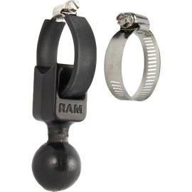 RAM 1.5IN BALL BASE WITH STRAP 1IN TO 2.1IN DIAMETER