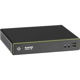 Black Box 4K KVM-over-IP Receiver - DP, Single-Head, V-USB 2.0, Audio, VMA