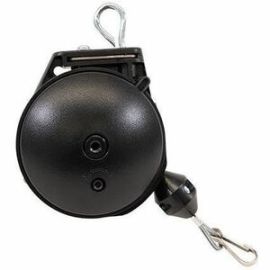 HOLDS 1.5 TO 3.0 LBS. - RETRACTS TO 6 FEET WITH A 100,000 CYCLE RATING - IS DESI