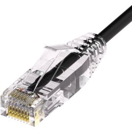 UNC CAT6A SLIM PATCH CABLE 30 FT BLACK