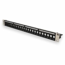 19IN CAT6 24-PORT UNLOADED PATCH PANEL