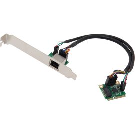 SINGLE PORT GIGABIT MINI PCI-E ETHERNET NETWORK CARD PCI SLOT MOUNTED