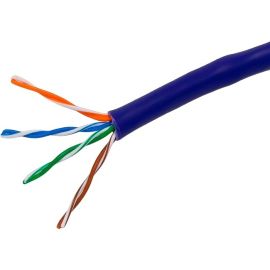 CAT5E UTP SOLID (CMR) -  PURPLE - 1000FT