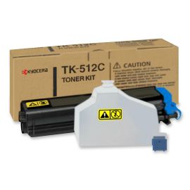 KYOCERA TK-512C CYAN TONER FOR USE IN FSC5020N FSC5030N - PAGE YIELD 8,000