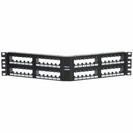 MINI COM ANGLED 48PORT FLUSH MNT 6 PA PK1MOQ10