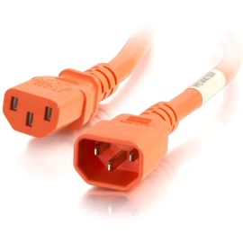 POWER CORD - C14 - MALE LEFT GENDER - C13 - FEMALE RIGHT GENDER - 6FEET LENGTH