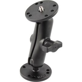 RAM 1 BALL CAMERA MOUNT WITH 2.5 ROUND BASE AMPS HOLE PATTERN AND ROUND BASE (1/
