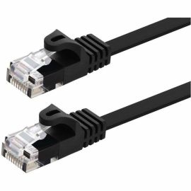 CAT6 PATCH CABLE FLAT DESIGN_0.5FT BLACK