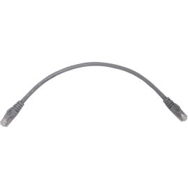 Eaton Tripp Lite Series Cat6a 10G Snagless Molded UTP Ethernet Cable (RJ45 M/M), PoE, Gray, 1 ft. (0.3 m)