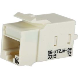 KT2 KEYSTONE CAT6 JACK WHITE