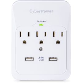 CyberPower CSP300WUR1 Professional 3 - Outlet Surge with 600 J
