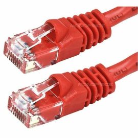 MONOPRICE CAT5E ETHERNET PATCH CABLE - SNAGLESS RJ45_ STRANDED_ 350MHZ_ UTP_ PUR