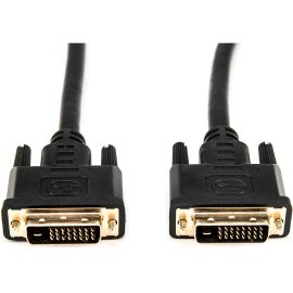 Rocstor Premium DVI-D Dual Link Display Cable (m/m) Black - DVI for Video Device, Monitor, Projector, TV - 1.24 GB/s - 10 ft - 1 Pack - 1 x DVI (Dual-Link) Male Digital Video - 1 x DVI (Dual-Link) Male Digital Video - Nickel Plate