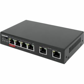 6-PORT FAST ETHERNET SWITCH WITH 4 POE PORTS (1 X HIGH-POWER POE) 65W
