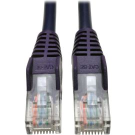 Eaton Tripp Lite Series Cat5e 350 MHz Snagless Molded (UTP) Ethernet Cable (RJ45 M/M), PoE - Purple, 25 ft. (7.62 m)