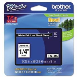 Brother P-touch TZe Laminated Tape Cartridges