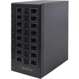 EXTERNAL USB 3.0 TO EIGHT 2.5/3.5 SATA3 HDD/SSD STEEL CASE, SUPPORT PM / NORMAL